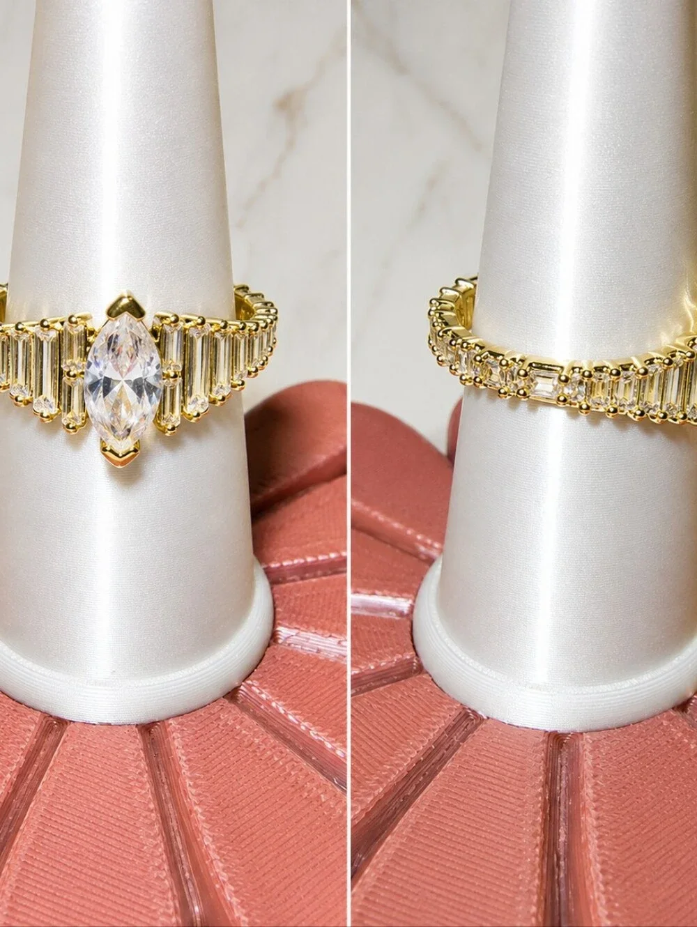 Bomb Party Ring Size 8  Lumina RG62428 Crystal Clear Crescendo Diamond CZ